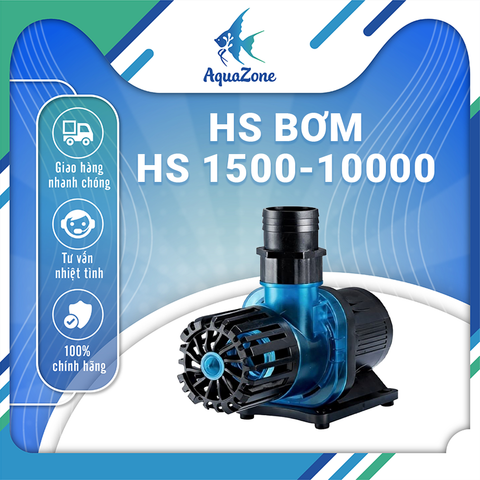 Máy Bơm Biến Tần DC Thông Minh HENG SHENG HS1500-HS10000 - Bơm Bể Cá Siêu Êm 20 Cấp Độ Có Chế Độ Tạo Sóng & Chống Cạn