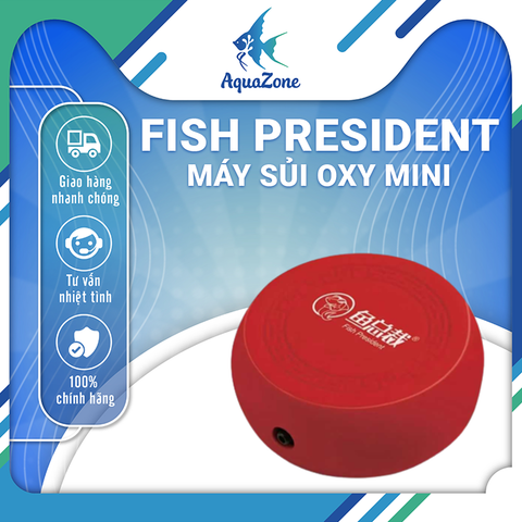 Máy Sủi Khí Mini Fish President Y99 | Siêu Êm – Tiết Kiệm Điện – Tăng Oxy Hồ Cá Thủy Sinh