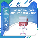 Hộp Lọc Baki Giấu Bơm AZone – Lọc Tràn Hồ Cá, Hút Mặt Váng, Dễ Lắp Đặt