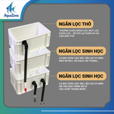 Lọc Thùng Baki 2–3 Tầng Full Phụ Kiện + Full Vật Liệu Lọc – Lọc Dàn Mưa Hồ Cá, Làm Nước Trong Nhanh