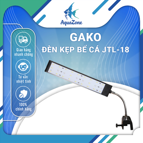Đèn Hồ Cá GAKO JL24 & JTL18 – Đèn LED Kẹp Xoay 360°, Ánh Sáng Tự Nhiên Cho Cá Và Cây Thủy Sinh