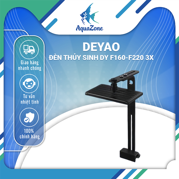 Đèn LED Hồ Cá Deyao F160-3X | F220-3X, Chíp Led RGB Toàn Phổ, Remote Điều Khiển Thông Minh, Xoay 360°
