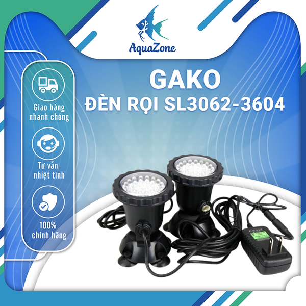 Đèn LED Dưới Nước GAKO SL Series – Đèn Hồ Cá, Hồ Koi, Non Bộ, Bể Thủy Sinh, Ánh Sáng Mạnh, Chống Nước Hoàn Toàn