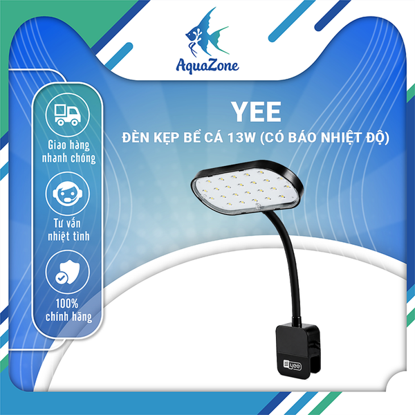 YEE-ĐÈN KẸP BỂ CÁ 13W (PHIÊN BẢN HIỂN THỊ NHIỆT ĐỘ)