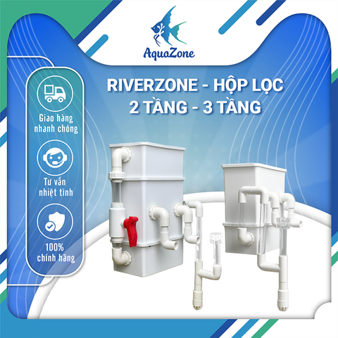 HỘP LỌC RIVERZONE 2 TẦNG/ 3 TẦNG CÓ KÈM BƠM, TÍCH HỢP LỌC VÁNG TIỆN LỢI