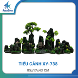 Mô Hình Tiểu Cảnh Trang Trí Bể Cá – Núi Đá, Cây Bonsai, Hang Động Nhựa Cao Cấp Cho Hồ Cá Thủy Sinh