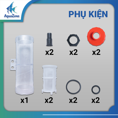 Ống Lọc Cặn – Lõi Lưới Mật Độ Cao Chống Tắc Béc Phun, Dùng Cho Hệ Thống Tưới Và Bộ Lọc Bể Cá