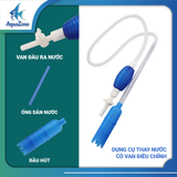 Dụng cụ thay nước hồ cá Aquazone có van điều chỉnh 2m1, dành cho bể cá vừa và lớn