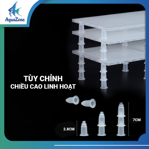 Tấm Nhựa Đa Năng Lót Đáy Bể Cá, Lưới Chắn Cá 15x30cm - 30x30cm