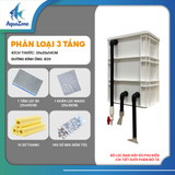 Lọc Thùng Baki 2–3 Tầng Full Phụ Kiện + Full Vật Liệu Lọc – Lọc Dàn Mưa Hồ Cá, Làm Nước Trong Nhanh