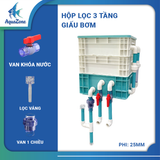 Hộp Lọc Baki Giấu Bơm AZone – Lọc Tràn Hồ Cá, Hút Mặt Váng, Dễ Lắp Đặt