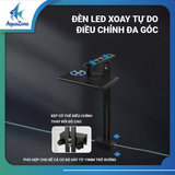 Đèn LED Hồ Cá Deyao F160-3X | F220-3X, Chíp Led RGB Toàn Phổ, Remote Điều Khiển Thông Minh, Xoay 360°