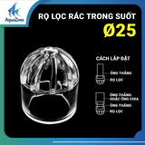 Bộ Phụ Kiện Lọc Nước Hồ Cá Trong Suốt  – Đầu Lọc Váng, Rọ Lọc Rác, Đầu Thoát Nước Tam Giác, Mỏ Vịt, Mút Lọc Vi Sinh