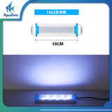 Đèn LED Máng Kẹp XT - Ánh Sáng Trắng/RGB, 4 Hàng Chip Sáng Mạnh, Chân Kéo Dài 10cm, Kẹp Bể Chắc Chắn