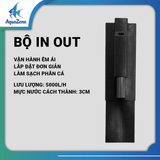 Bộ Phụ Kiện Lọc Nước Hồ Cá Trong Suốt  – Đầu Lọc Váng, Rọ Lọc Rác, Đầu Thoát Nước Tam Giác, Mỏ Vịt, Mút Lọc Vi Sinh