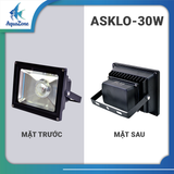 Đèn LED vuông ASKLO AS 30W 60W – Đèn chiếu sáng bể cá cảnh ngoài trời, Đèn LED hồ cá Koi, hỗ trợ tăng màu sắc cá