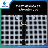 Tấm Nhựa Đa Năng Lót Đáy Bể Cá, Lưới Chắn Cá 15x30cm - 30x30cm