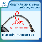 Đèn Hồ Cá GAKO JL24 & JTL18 – Đèn LED Kẹp Xoay 360°, Ánh Sáng Tự Nhiên Cho Cá Và Cây Thủy Sinh