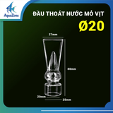 Bộ Phụ Kiện Lọc Nước Hồ Cá Trong Suốt  – Đầu Lọc Váng, Rọ Lọc Rác, Đầu Thoát Nước Tam Giác, Mỏ Vịt, Mút Lọc Vi Sinh