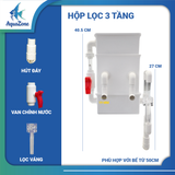 HỘP LỌC RIVERZONE 2 TẦNG/ 3 TẦNG CÓ KÈM BƠM, TÍCH HỢP LỌC VÁNG TIỆN LỢI