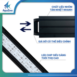 Đèn Led máng RHA chất lượng cao, đèn led lên màu cho bể cá cảnh/ bể thủy sinh hệ ánh sáng RGB, tùy chỉnh qua APP tiện lợi