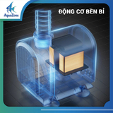 Bơm Hút Đáy Cherlam CHX-1000 10W - Điều Chính Lưu Lượng Nước 6 Cấp Độ, Trục Gốm Bền Bỉ Dùng Cho Hồ Nước Ngọt & Nước Mặn