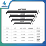 Đèn Led máng RHA chất lượng cao, đèn led lên màu cho bể cá cảnh/ bể thủy sinh hệ ánh sáng RGB, tùy chỉnh qua APP tiện lợi