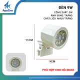 Đèn Rọi Bể Cá FortDi Chân Kẹp  3W, 7W, 9W - Thân treo đèn lò xo có thể xoay 360 độ