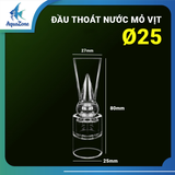 Bộ Phụ Kiện Lọc Nước Hồ Cá Trong Suốt  – Đầu Lọc Váng, Rọ Lọc Rác, Đầu Thoát Nước Tam Giác, Mỏ Vịt, Mút Lọc Vi Sinh