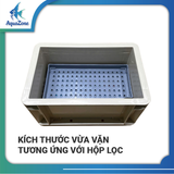 Tấm Chia Nước Lọc Tràn Hồ Cá 3D Cao Cấp - Phân Bổ Dòng Chảy Đều, Tăng Cường Hiệu Quả Lọc