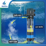 Máy Lọc Nước Hồ Cá Seabillion HY314F 3 Trong 1 – Tích Hợp Lọc, Thổi Oxy Và Hút Cặn Đáy Cho Hồ Thủy Sinh Và Hồ Biển