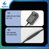 Đèn Led Hồ Cá Deyao RGB – Đèn Kẹp Xoay 360° Hợp Kim Nhôm, Điều Khiển Qua App Thông Minh, Tiện Lợi