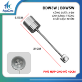 Đèn Rọi Bể Cá FortDi Chân Kẹp  3W, 7W, 9W - Thân treo đèn lò xo có thể xoay 360 độ