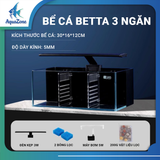 Combo Bể Cá YEE/Nepall/Cherlam – Hồ Kính Mini Kèm Lọc Bên, Kính Siêu Trắng, Tự Lọc Tuần Hoàn, Hệ Sinh Thái Mới Cho Bể Cá