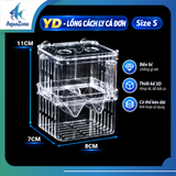 YD-LỒNG CÁCH LY CÁ AquaZone YD lồng tách cá trong suốt cho bể cá