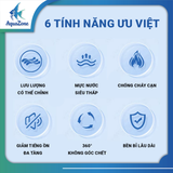 Máy Bơm Hút Đáy Bể Cá 360° SunSun -  Bơm Thay Nước Bể Cá Siêu Êm, Chống Cháy Thông Minh