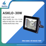 Đèn LED vuông ASKLO AS 30W 60W – Đèn chiếu sáng bể cá cảnh ngoài trời, Đèn LED hồ cá Koi, hỗ trợ tăng màu sắc cá