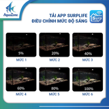 Đèn LED Lon M ZAqua 60W-100W - Công Nghệ WRGB Đỏ Cá Không Đỏ Nước, Chuyên Dụng Cho Hồ Cá Rồng & Cá Vàng