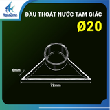 Bộ Phụ Kiện Lọc Nước Hồ Cá Trong Suốt  – Đầu Lọc Váng, Rọ Lọc Rác, Đầu Thoát Nước Tam Giác, Mỏ Vịt, Mút Lọc Vi Sinh