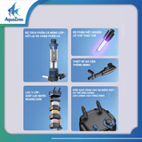 Lọc Thùng Sunsun YWY-800 Cao Cấp – Lọc Nước 3 Tầng, Tích Hợp Đèn UV Diệt Khuẩn Cho Hồ Cá Cảnh & Hồ Nuôi Rùa