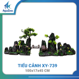 Mô Hình Tiểu Cảnh Trang Trí Bể Cá – Núi Đá, Cây Bonsai, Hang Động Nhựa Cao Cấp Cho Hồ Cá Thủy Sinh