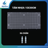Tấm Nhựa Đa Năng Lót Đáy Bể Cá, Lưới Chắn Cá 15x30cm - 30x30cm