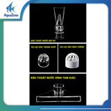 Bộ Phụ Kiện Lọc Nước Hồ Cá Trong Suốt  – Đầu Lọc Váng, Rọ Lọc Rác, Đầu Thoát Nước Tam Giác, Mỏ Vịt, Mút Lọc Vi Sinh