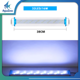 Đèn LED Máng Kẹp XT - Ánh Sáng Trắng/RGB, 4 Hàng Chip Sáng Mạnh, Chân Kéo Dài 10cm, Kẹp Bể Chắc Chắn