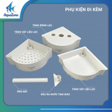 Bộ Lọc Thác Treo Góc Bể Cá 3 Tầng – Lọc Nước Siêu Êm, Dễ Vệ Sinh, Phù Hợp Hồ Cá Mini & Văn Phòng