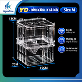 YD-LỒNG CÁCH LY CÁ AquaZone YD lồng tách cá trong suốt cho bể cá