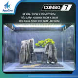Combo Bể Cá Thủy Sinh Mini Để Bàn ,Trọn Bộ Setup Bể Cá Cảnh Nhỏ Gọn Đẹp, Phụ Kiện Đầy Đủ