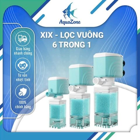 Máy lọc bể cá XIX 3IN1 đa chức năng, học hút cặn,lọc nước nhiều tầng vừa tạo oxy và sóng nước cho hồ cá khỏe mạnh