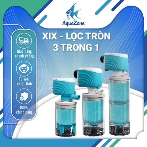 Máy lọc bể cá đa năng XIX 3IN1, lọc nước, hút cặn, tạo oxy, thay nước nhanh, siêu êm cho hồ cá