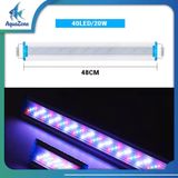 Đèn LED Máng Kẹp XT - Ánh Sáng Trắng/RGB, 4 Hàng Chip Sáng Mạnh, Chân Kéo Dài 10cm, Kẹp Bể Chắc Chắn